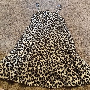 EUC leopard print dress